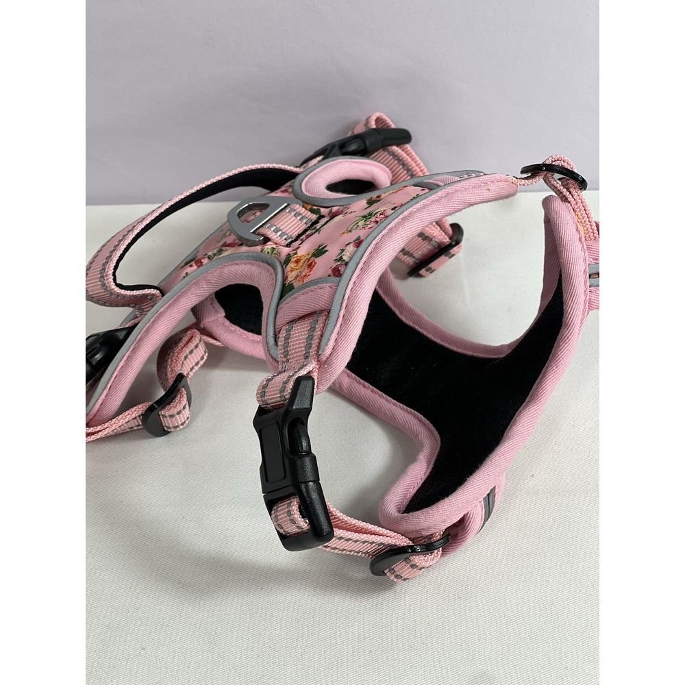 Timos No‎ Pull Dog Harness Padded Vest, Size Small, Reflective, Pink - Picture 2 of 5